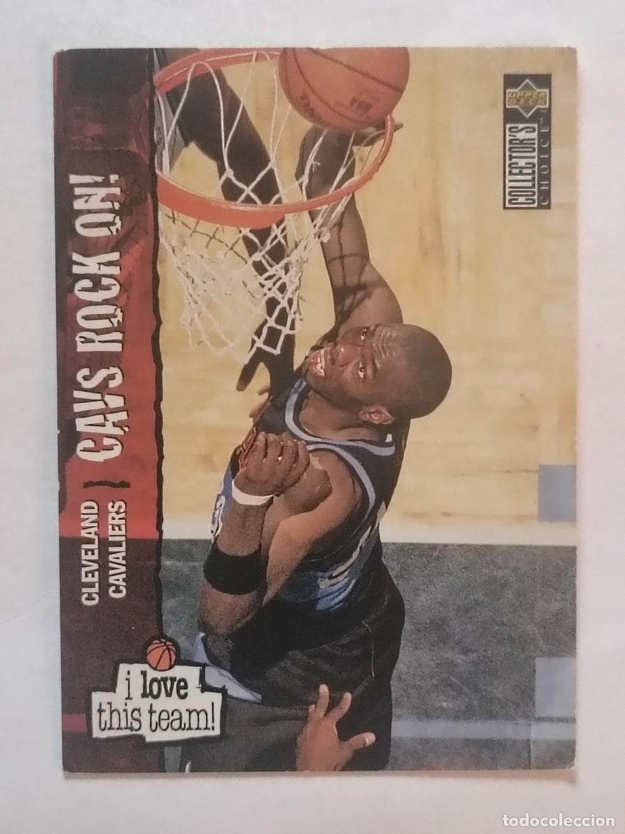 Sports collectibles: #160 TYRONE HILL (CLEVELAND CAVALIERS) CARD NBA 95/96 UPPER DECK EUROPA EUROPA