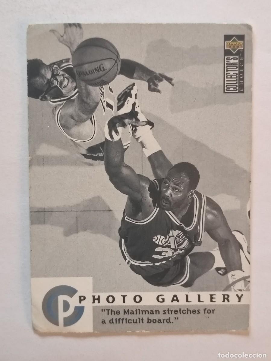 Sports collectibles: #192 KARL MALONE (UTAH JAZZ) CARD NBA 95/96 UPPER DECK EUROPA