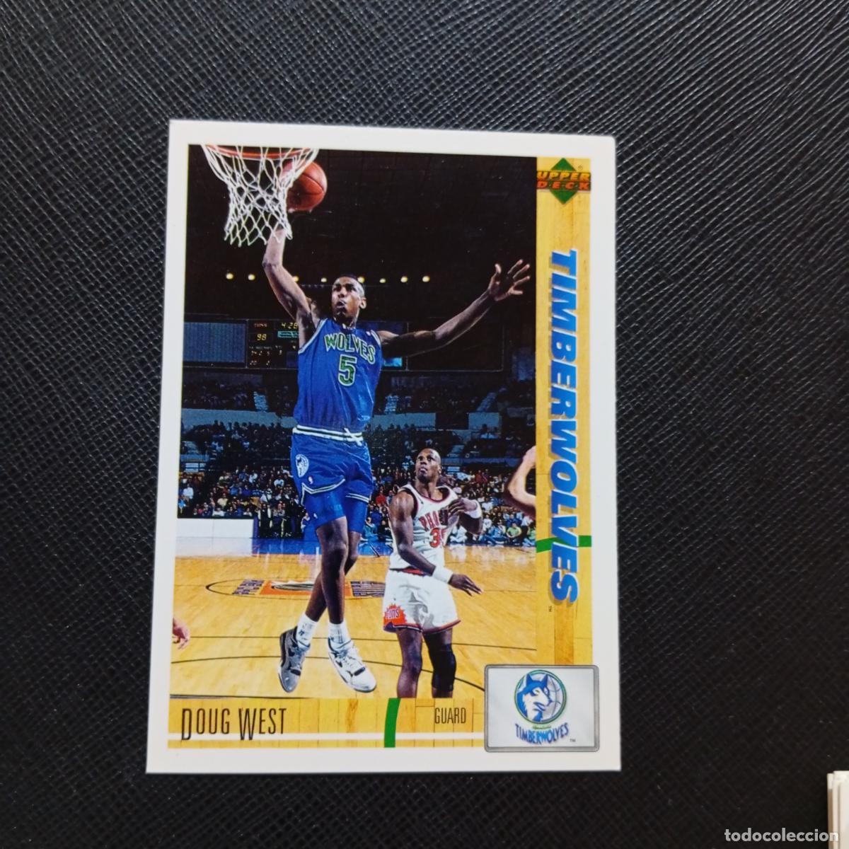 Colecionismo desportivo: 72 DOUG WEST TIMBERWOLVES UPPER DECK BALONCESTO NBA 1992 CROMO 92 - A87 PG37