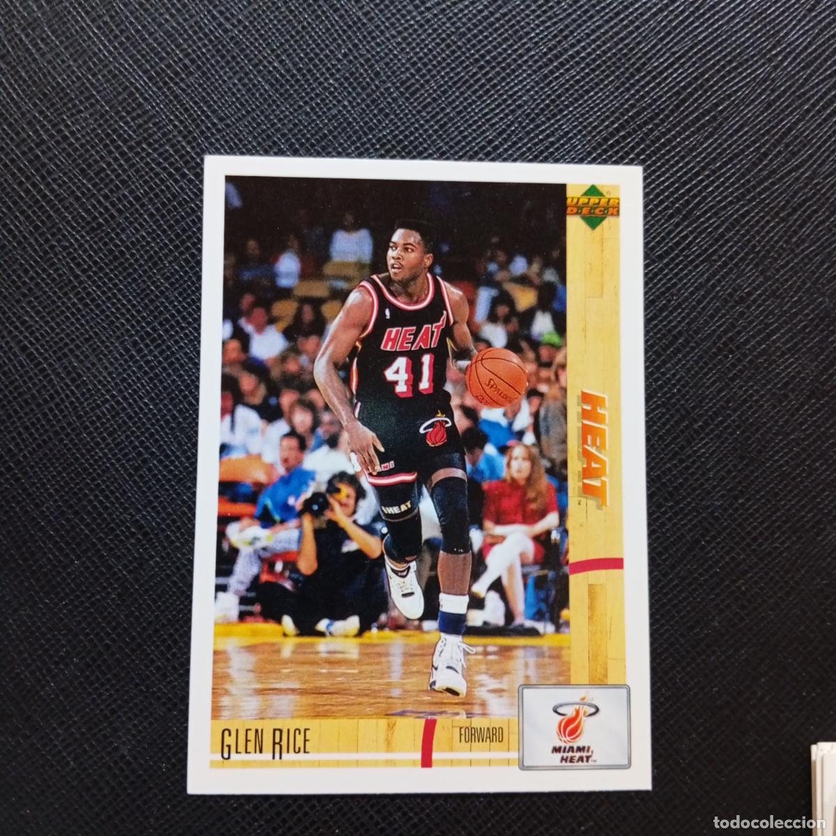 Colecionismo desportivo: 69 GLEN RICE HEAT UPPER DECK BALONCESTO NBA 1992 CROMO 92 - A87 PG37