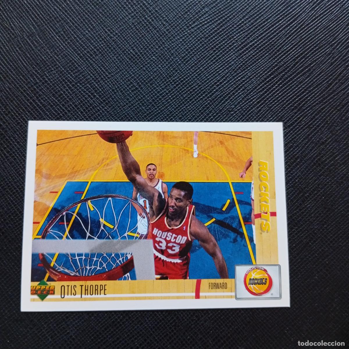 Colecionismo desportivo: 56 OTIS THORPE ROCKETS UPPER DECK BALONCESTO NBA 1992 CROMO 92 - A87 PG38