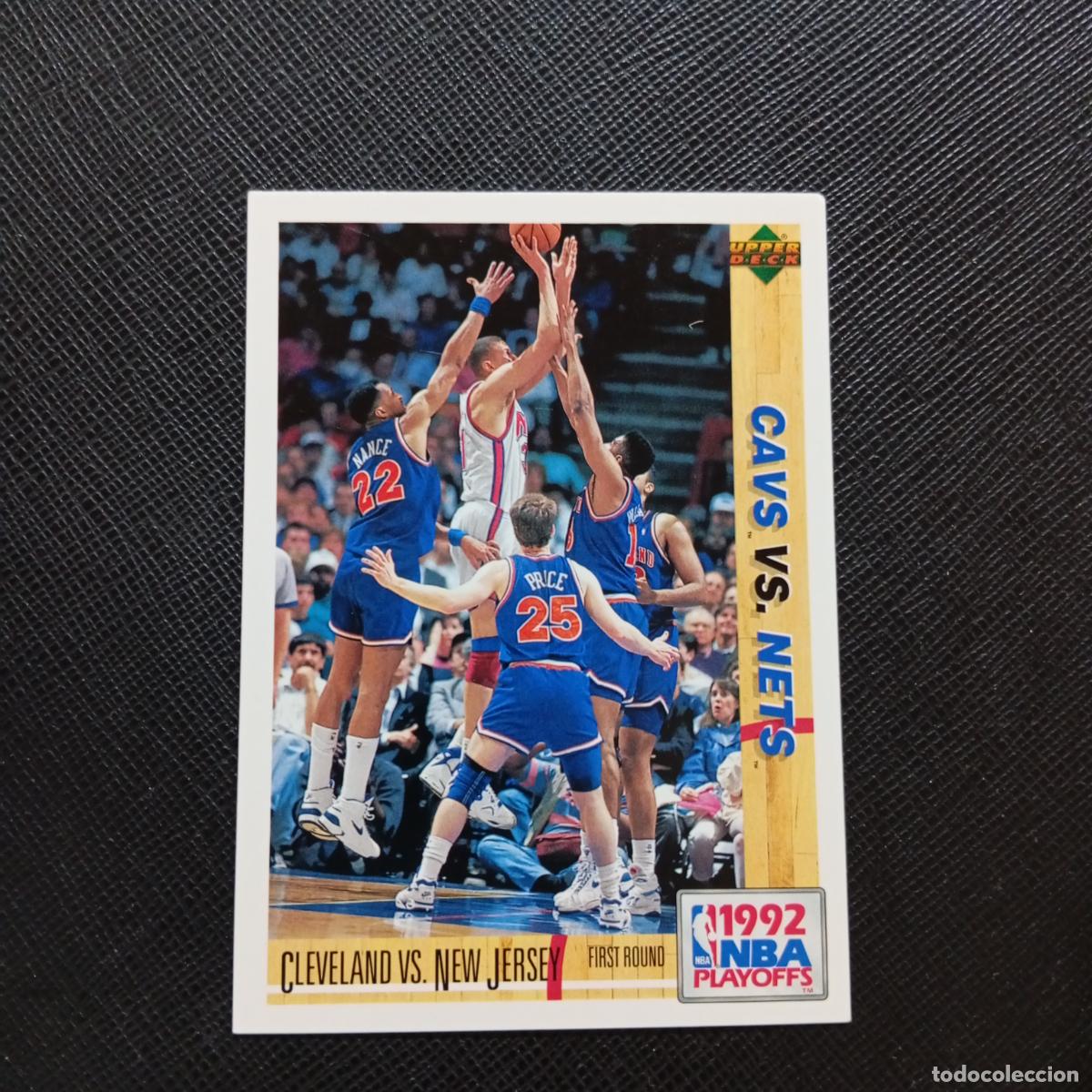 Coleccionismo deportivo: 160 CAVS VS NETS UPPER DECK BALONCESTO NBA 1992 CROMO 92 - A87 PG38