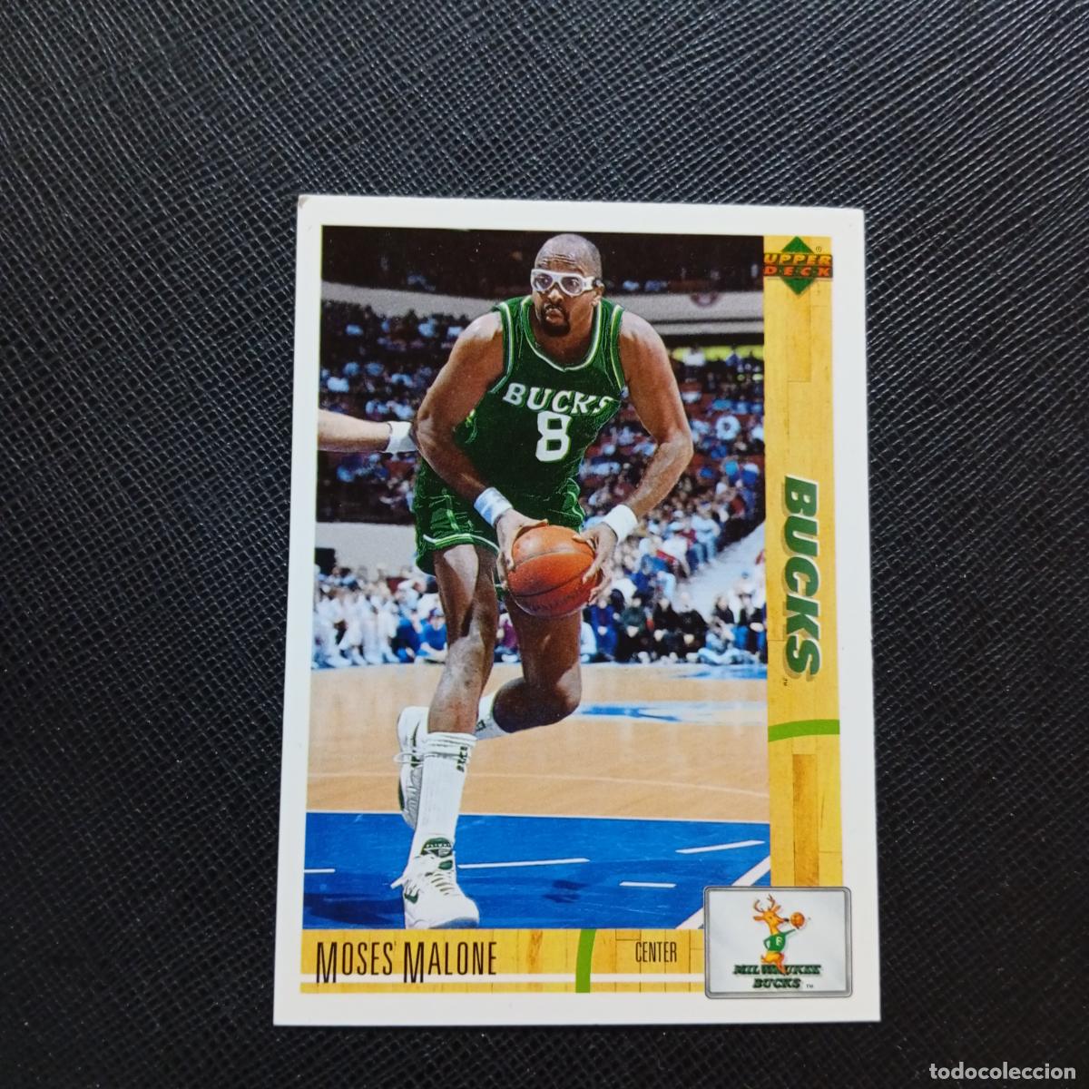 Coleccionismo deportivo: 71 MOSES MALONE BUCKS UPPER DECK BALONCESTO NBA 1992 CROMO 92 - A87 PG39