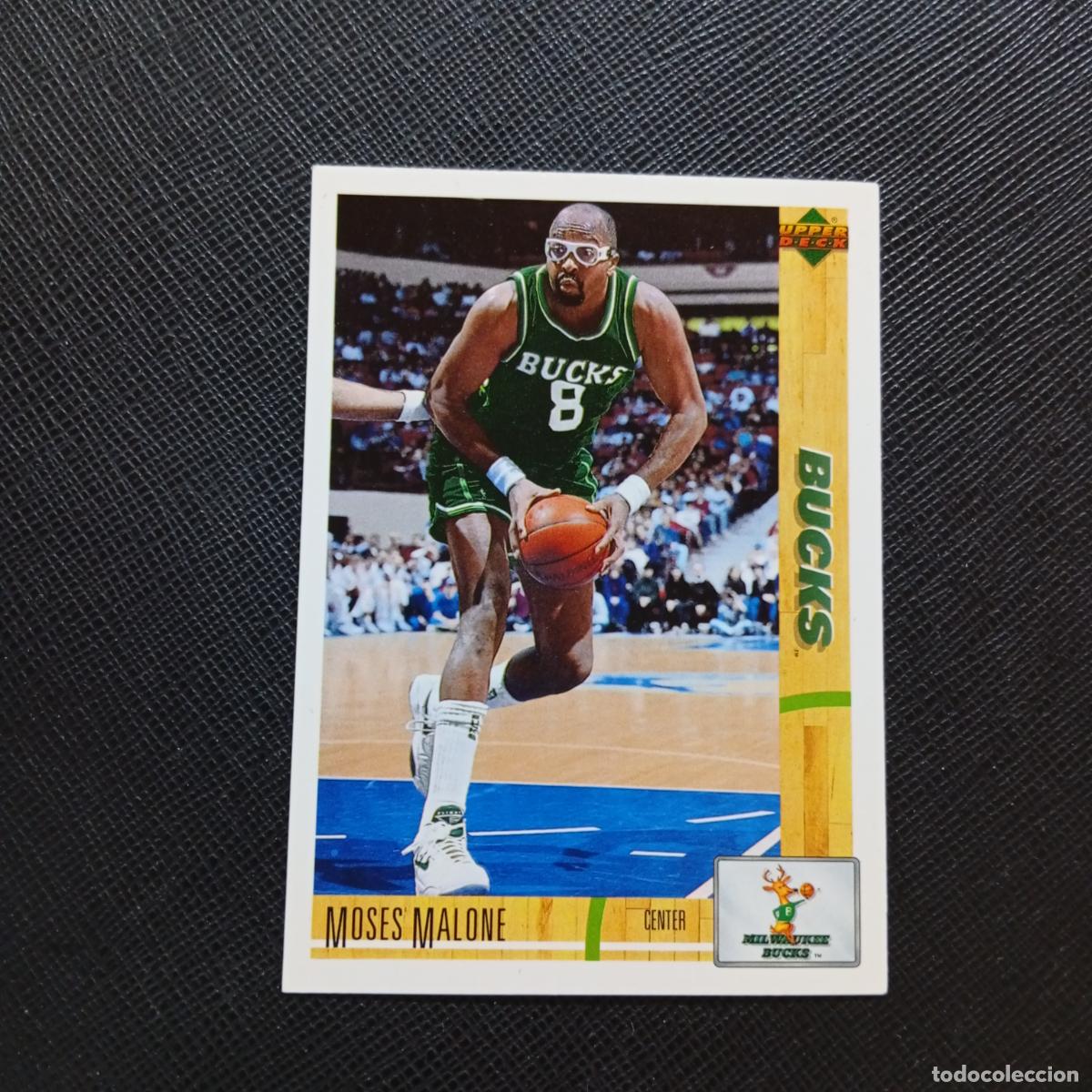 Coleccionismo deportivo: 71 MOSES MALONE BUCKS UPPER DECK BALONCESTO NBA 1992 CROMO 92 - A87 PG39 B