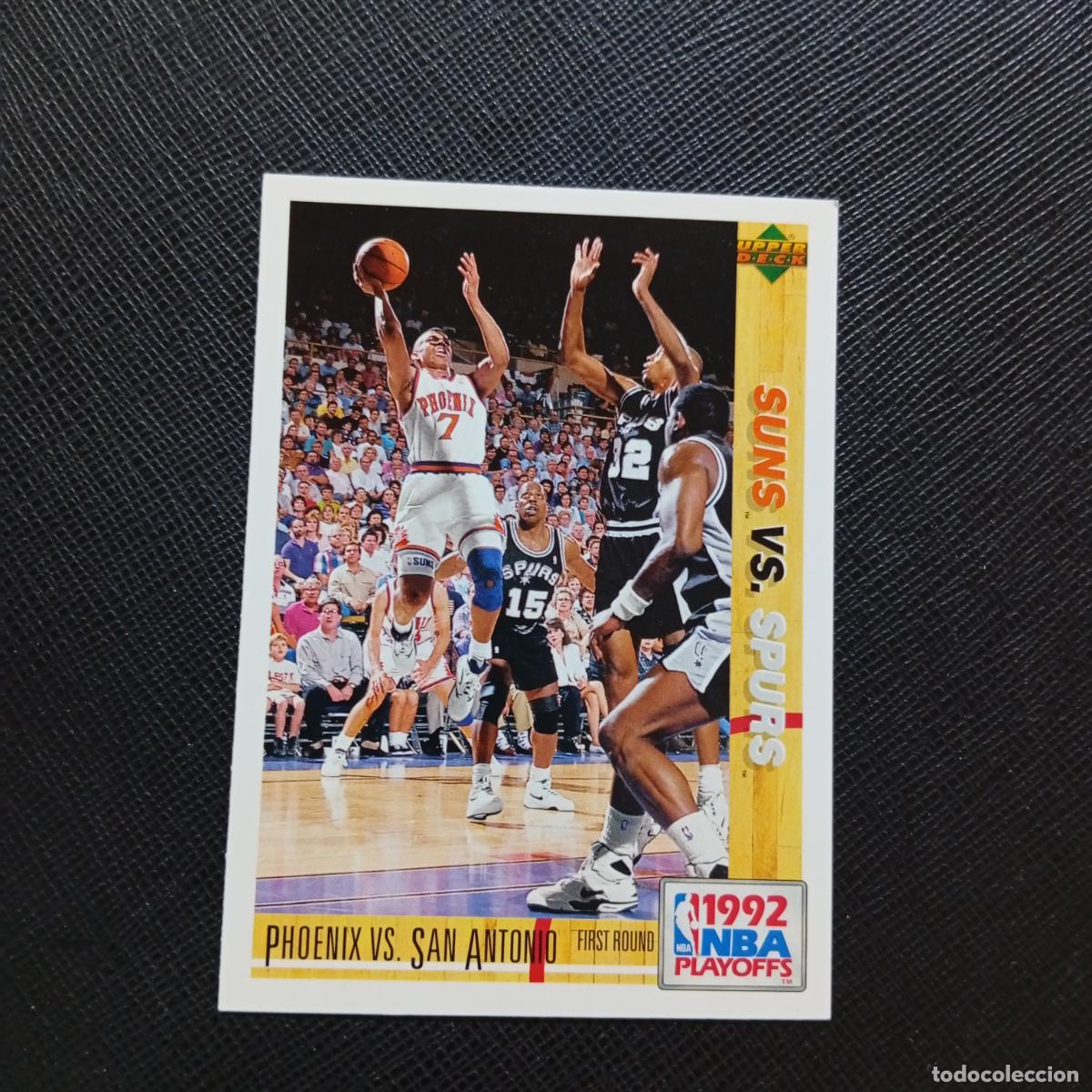 Coleccionismo deportivo: 165 SUNS VS SPURS UPPER DECK BALONCESTO NBA 1992 CROMO 92 - A87 PG39