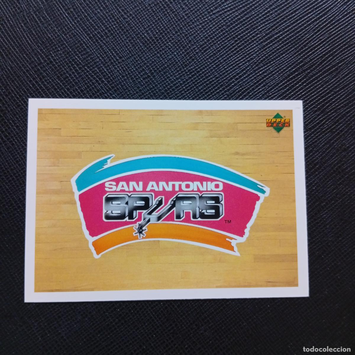 Coleccionismo deportivo: 154 SAN ANTONIO SPURS ESCUDO UPPER DECK BALONCESTO NBA 1992 CROMO 92 - A87 PG40