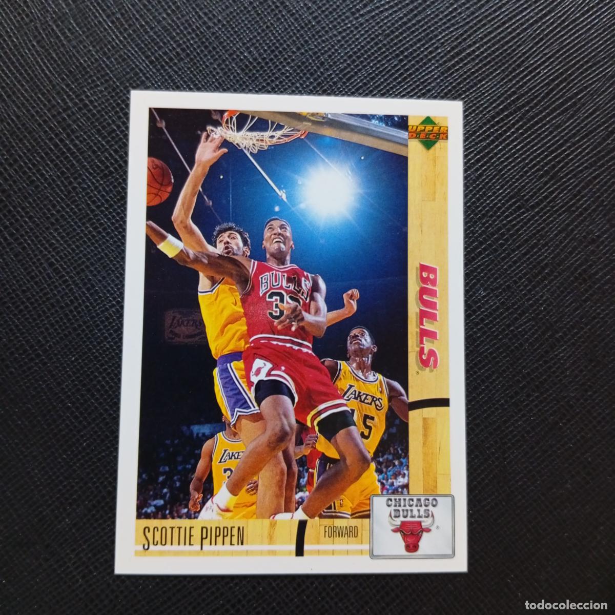 Coleccionismo deportivo: 39 SCOTTIE PIPPEN CHICAGO BULLS UPPER DECK BALONCESTO NBA 1992 CROMO 92 - A87 PG41