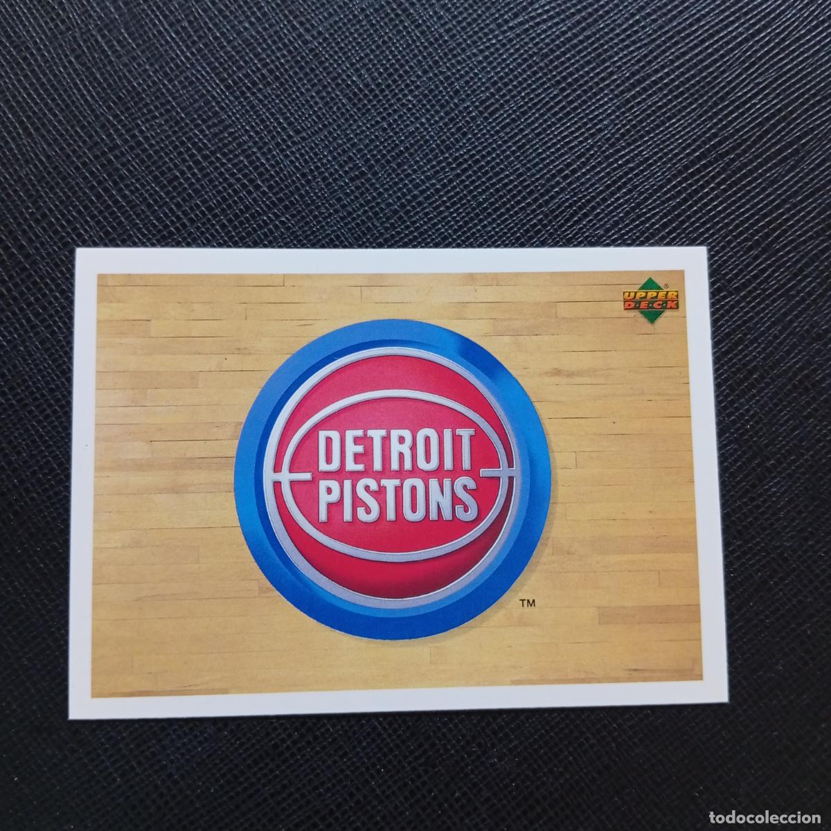 Coleccionismo deportivo: 138 DETROIT PISTON ESCUDO UPPER DECK BALONCESTO NBA 1992 CROMO 92 - A87 PG42