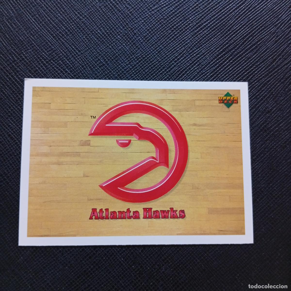 Coleccionismo deportivo: 131 ATLANTA HAWKS ESCUDO UPPER DECK BALONCESTO NBA 1992 CROMO 92 - A87 PG44