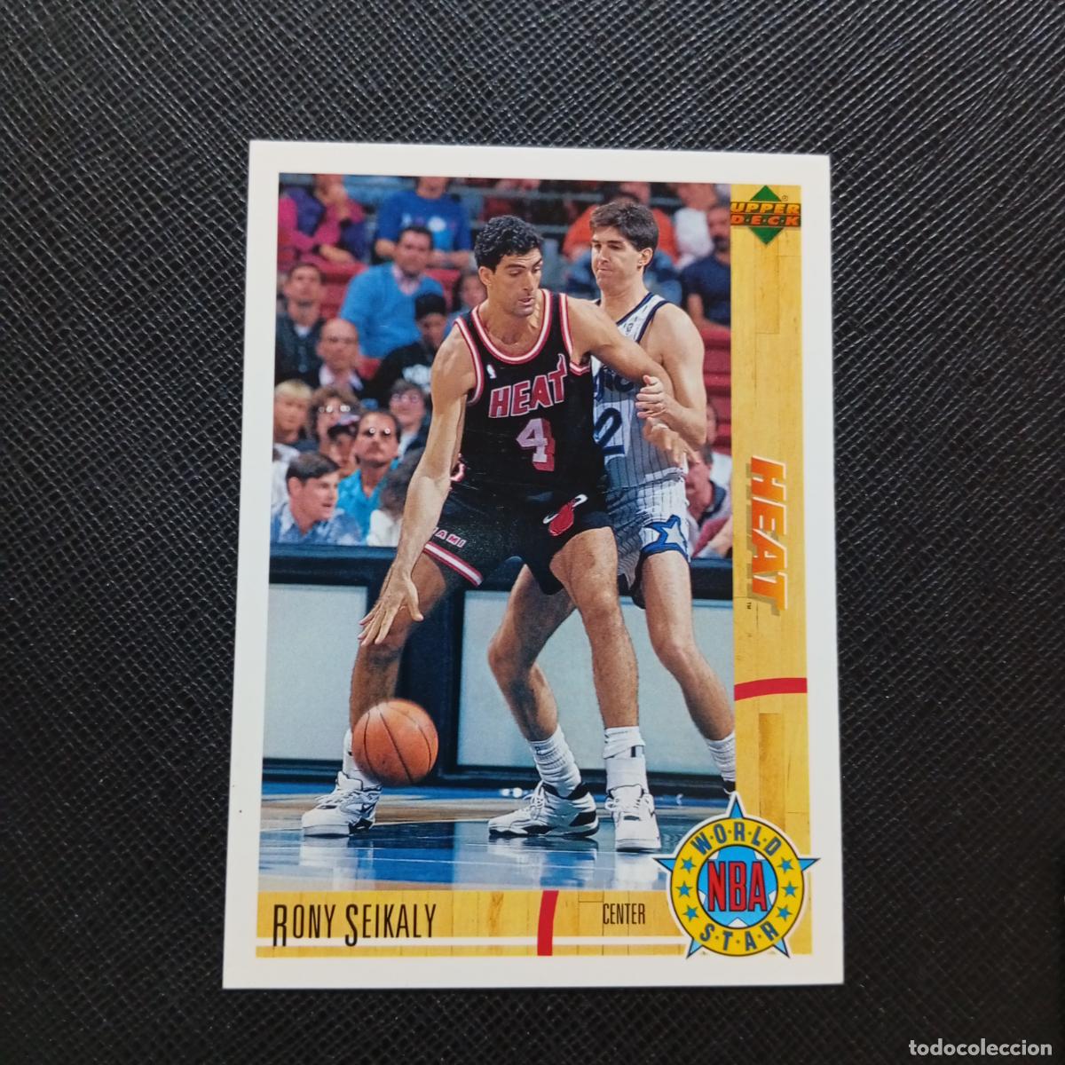 Coleccionismo deportivo: 198 RONY SEIKALY HEAT UPPER DECK BALONCESTO NBA 1992 CROMO 92 - A87 PG45
