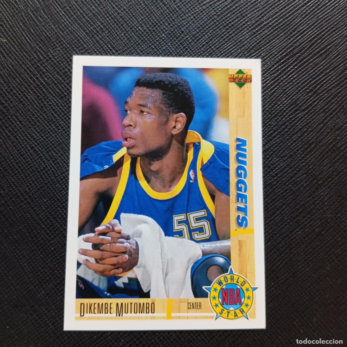 Sports collectibles: 196 DIKEMBE MUTOMBO NUGGETS UPPER DECK BALONCESTO NBA 1992 CROMO 92 - A87 PG47