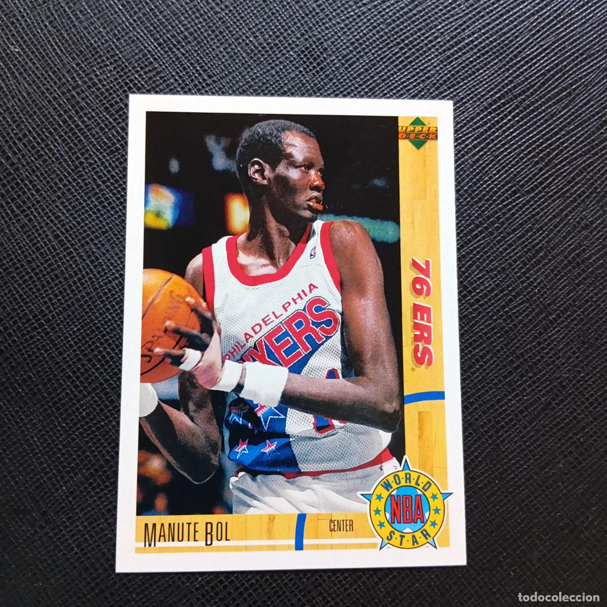 Sports collectibles: 194 MANUTE BOL 76 ERS UPPER DECK BALONCESTO NBA 1992 CROMO 92 - A87 PG47