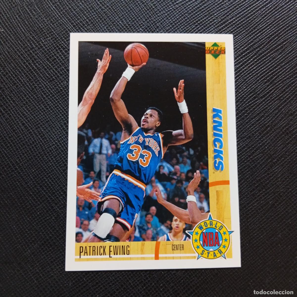 Sports collectibles: 193 PATRICK EWING KNICKS UPPER DECK BALONCESTO NBA 1992 CROMO 92 - A87 PG48