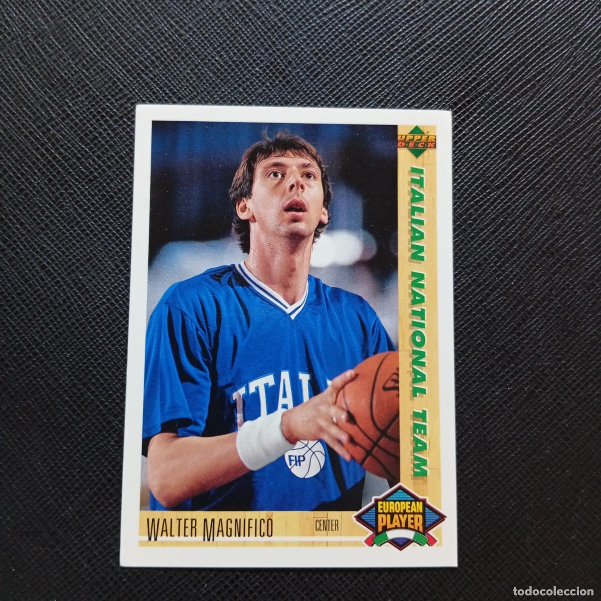 Sports collectibles: 110 WALTER MAGNIFICO ITALIA UPPER DECK BALONCESTO NBA 1992 CROMO 92 - A87 PG50