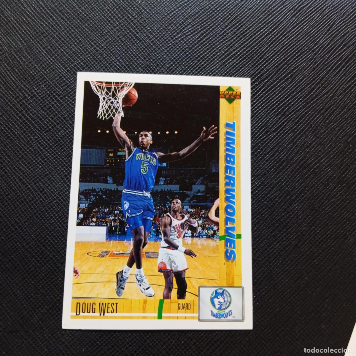 Sports collectibles: 72 DOUG WEST TIMBERWOLVES UPPER DECK BALONCESTO NBA 1992 CROMO 92 - A87 PG50