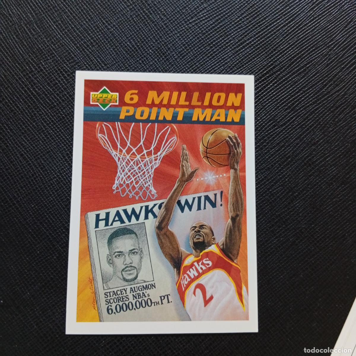 Coleccionismo deportivo: 108 STACEY AUGMON UPPER DECK BALONCESTO NBA 1992 CROMO 92 - A87 PG53