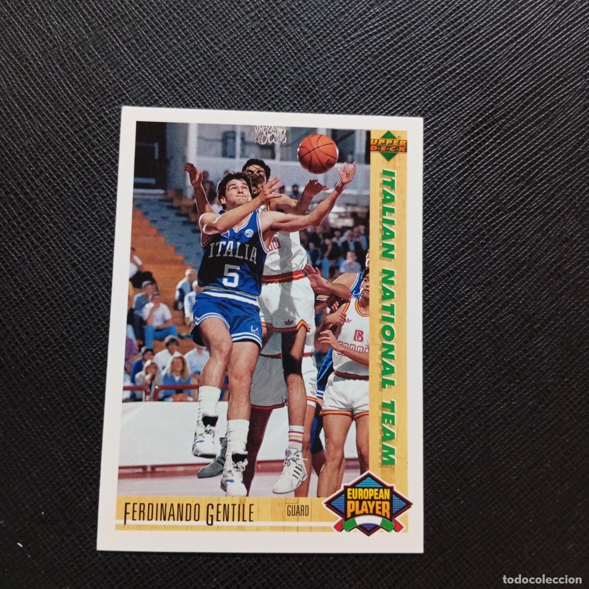 Coleccionismo deportivo: 109 FERDINANDO GENTILE ITALIA UPPER DECK BALONCESTO NBA 1992 CROMO 92 - A87 PG53
