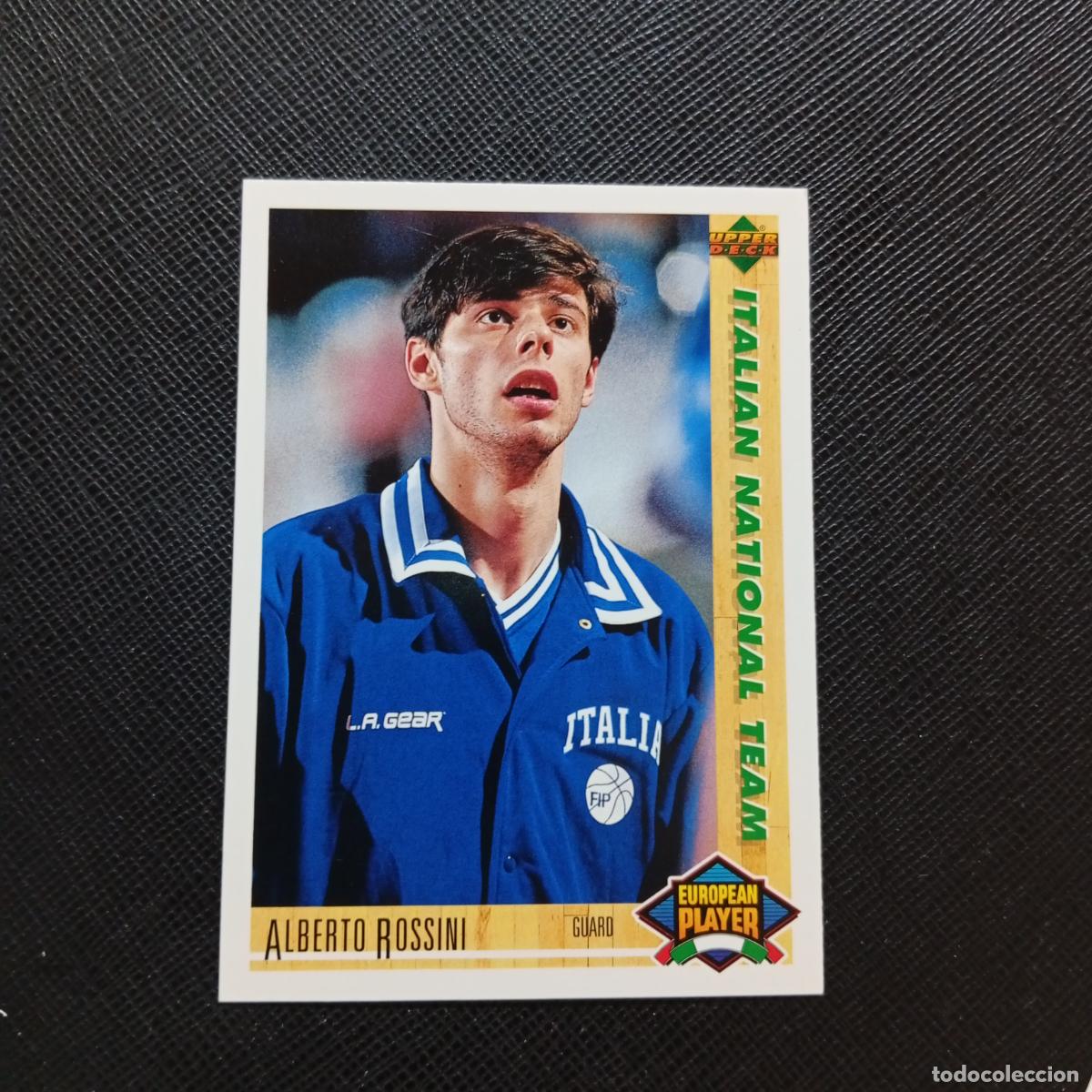 Coleccionismo deportivo: 111 ALBERTO ROSSINI ITALIA UPPER DECK BALONCESTO NBA 1992 CROMO 92 - A87 PG54