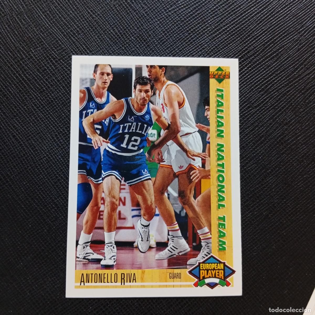 Coleccionismo deportivo: 114 ANTONELLO RIVA ITALIA UPPER DECK BALONCESTO NBA 1992 CROMO 92 - A87 PG54