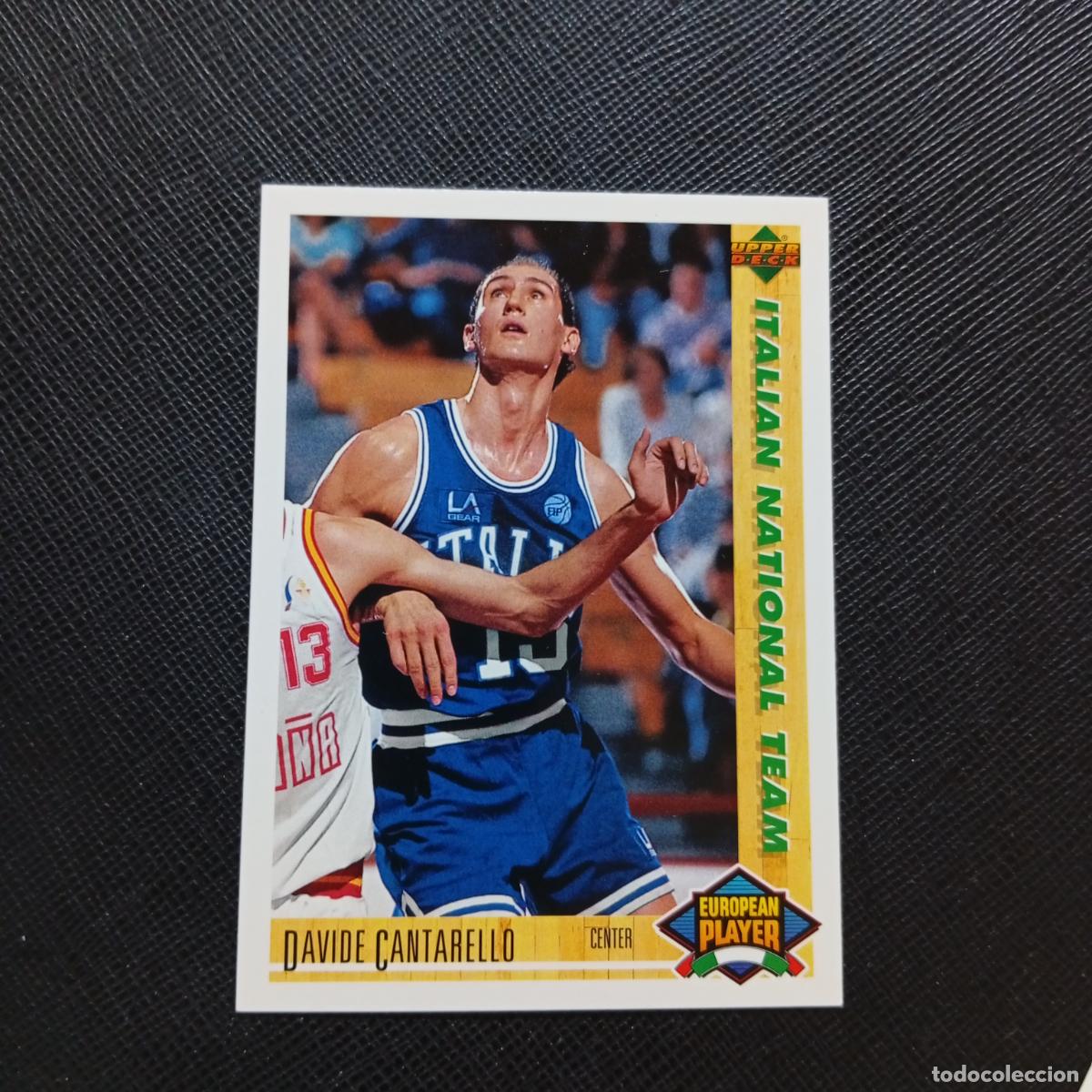 Colecionismo desportivo: 116 DAVIDE CANTARELLO ITALIA UPPER DECK BALONCESTO NBA 1992 CROMO 92 - A87 PG54
