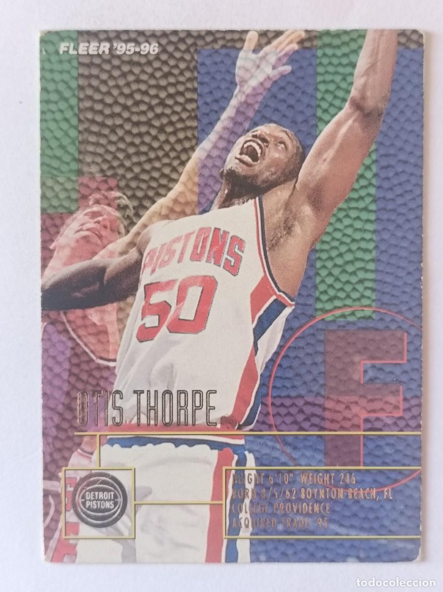 Coleccionismo deportivo: #287 OTIS THORPE (DETROIT PISTONS) CARD NBA 95/96 FLEER EUROPA