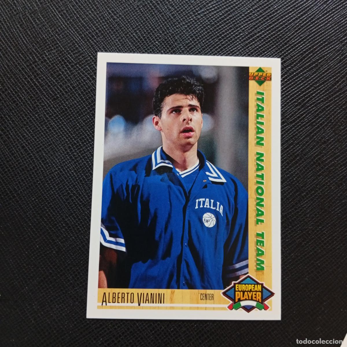 Coleccionismo deportivo: 117 ALBERTO VIANINI ITALIA UPPER DECK BALONCESTO NBA 1992 CROMO 92 - A87 PG54