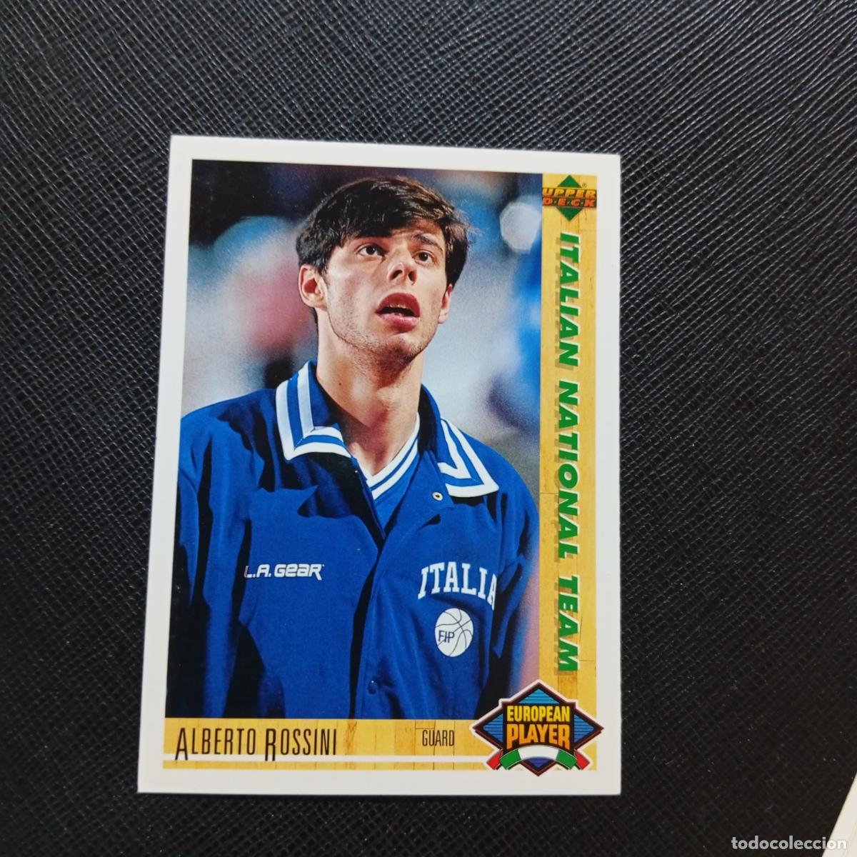 Coleccionismo deportivo: 111 ALBERTO ROSSINI ITALIA UPPER DECK BALONCESTO NBA 1992 CROMO 92 - A87 PG57