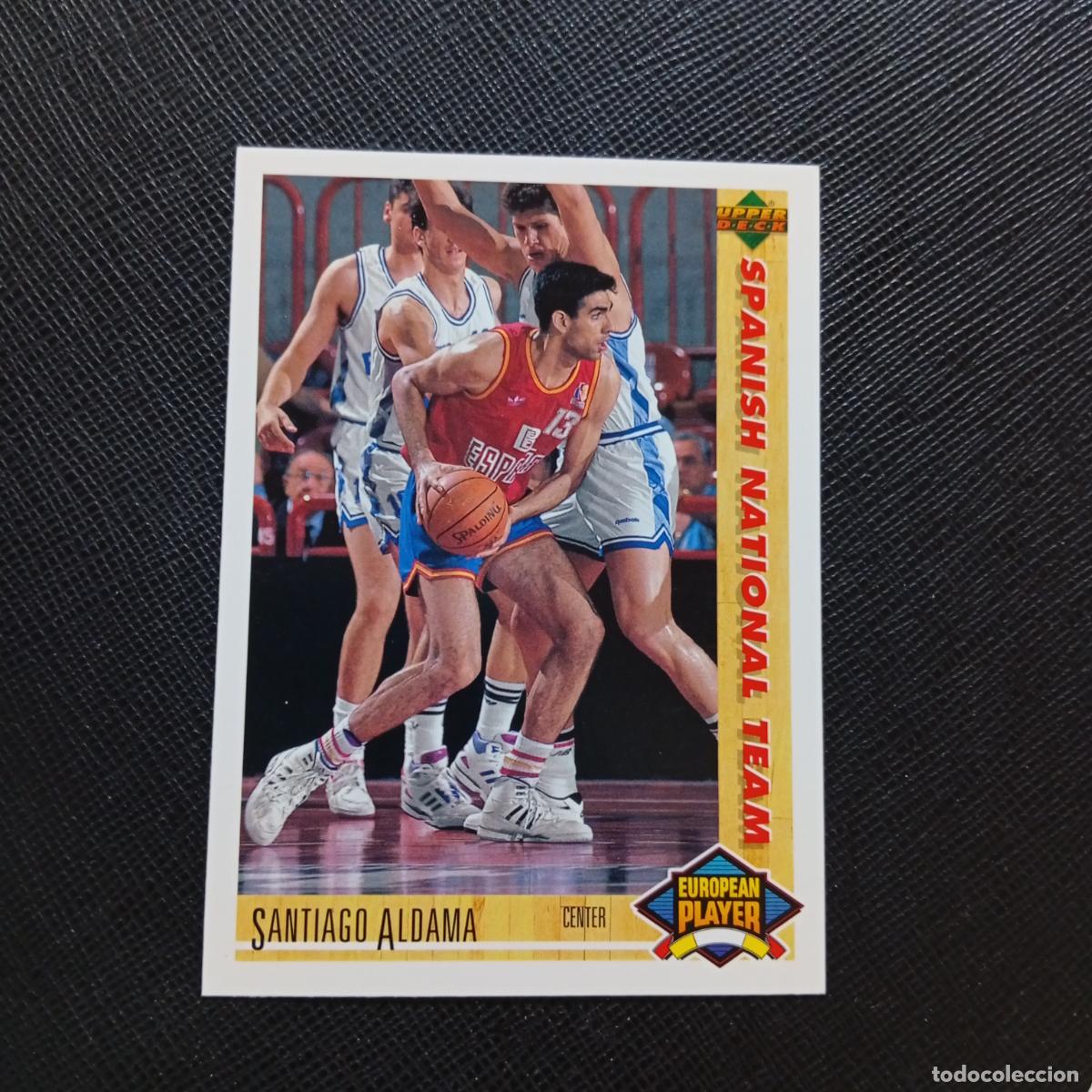 Coleccionismo deportivo: 128 SANTIAGO ALDAMA SPANISH NATIONAL TEAM UPPER DECK BALONCESTO NBA 1992 CROMO 92 - A87 PG57