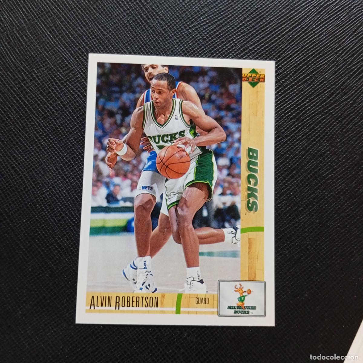 Coleccionismo deportivo: 70 ALVIN ROBERTSON BUCKS UPPER DECK BALONCESTO NBA 1992 CROMO 92 - A87 PG61