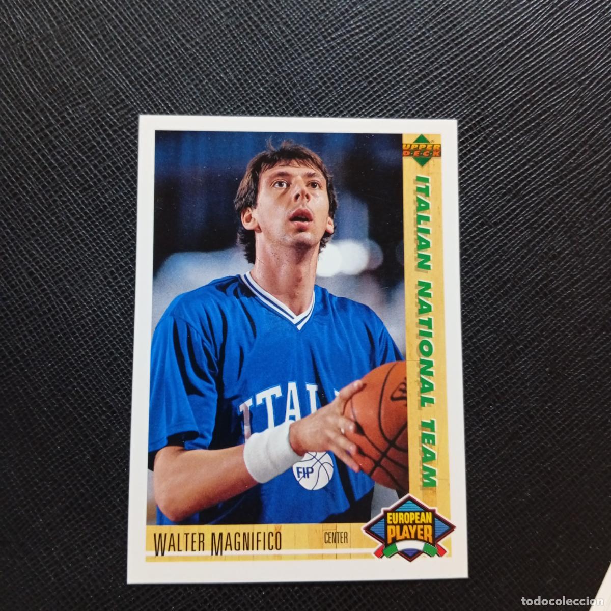 Coleccionismo deportivo: 110 WALTER MAGNIFICO ITALIA UPPER DECK BALONCESTO NBA 1992 CROMO 92 - A87 PG61