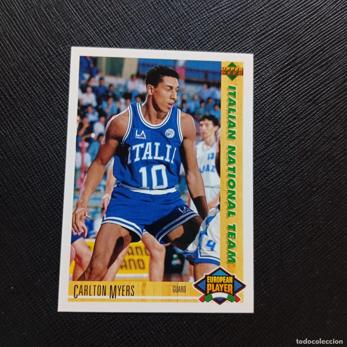 Coleccionismo deportivo: 112 CARLTON MYERS ITALIA UPPER DECK BALONCESTO NBA 1992 CROMO 92 - A87 PG62
