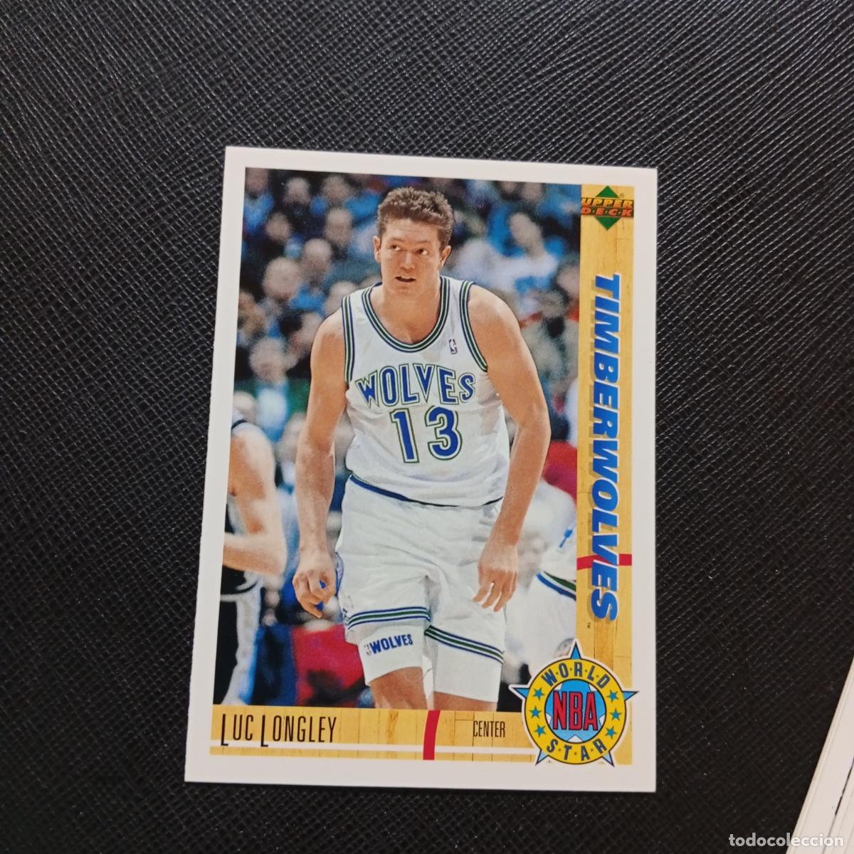 Coleccionismo deportivo: 185 LUC LONGLEY TIMBERWOLVES UPPER DECK BALONCESTO NBA 1992 CROMO 92 - A87 PG67