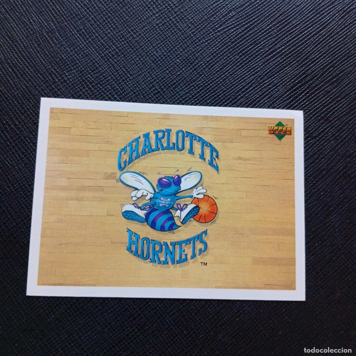 Sports collectibles: 133 ESCUDO CHARLOTTE HORNETS UPPER DECK BALONCESTO NBA 1992 CROMO 92 - A87 PG68