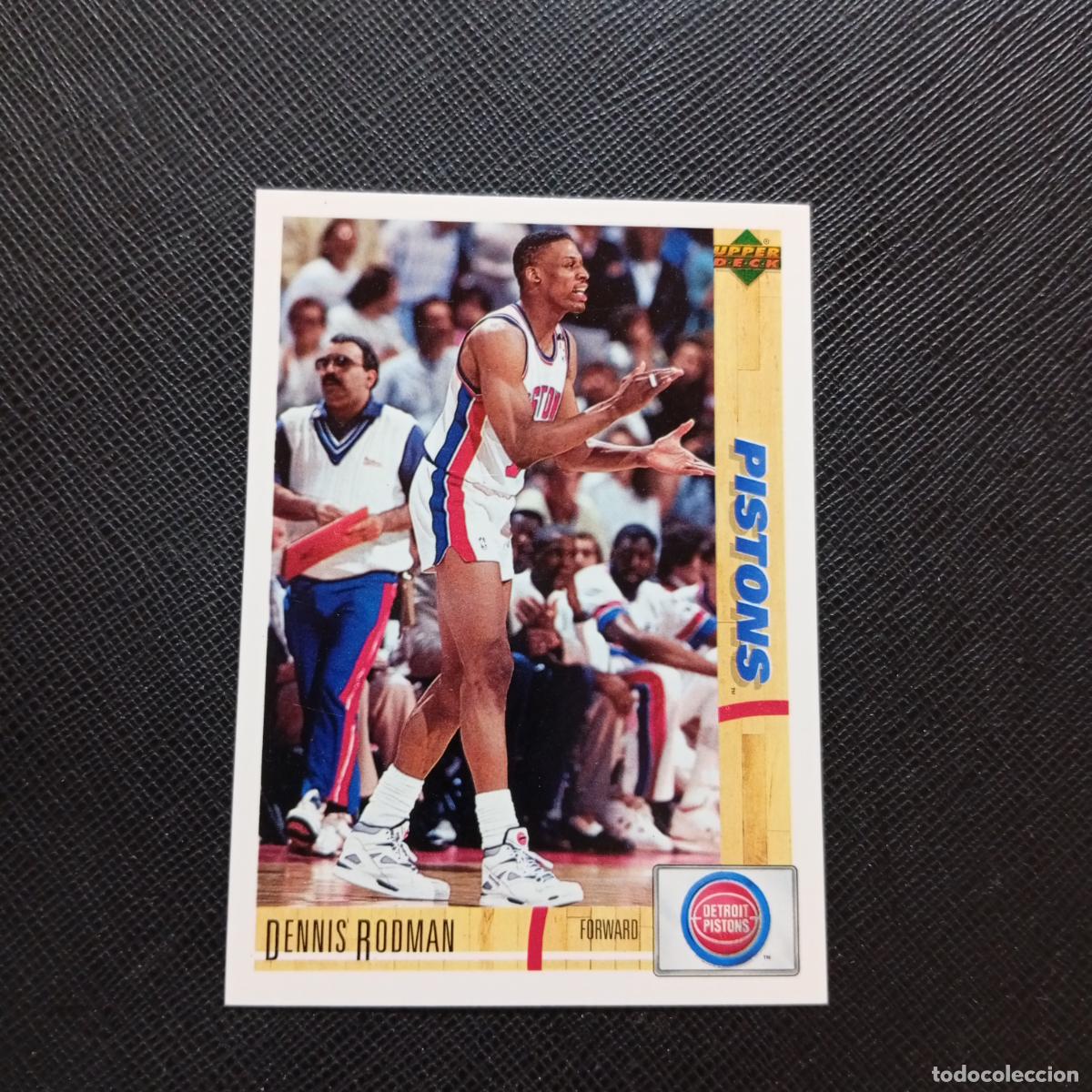 Colecionismo desportivo: 50 DENNIS RODMAN PISTONS UPPER DECK BALONCESTO NBA 1992 CROMO 92 - A87 PG75