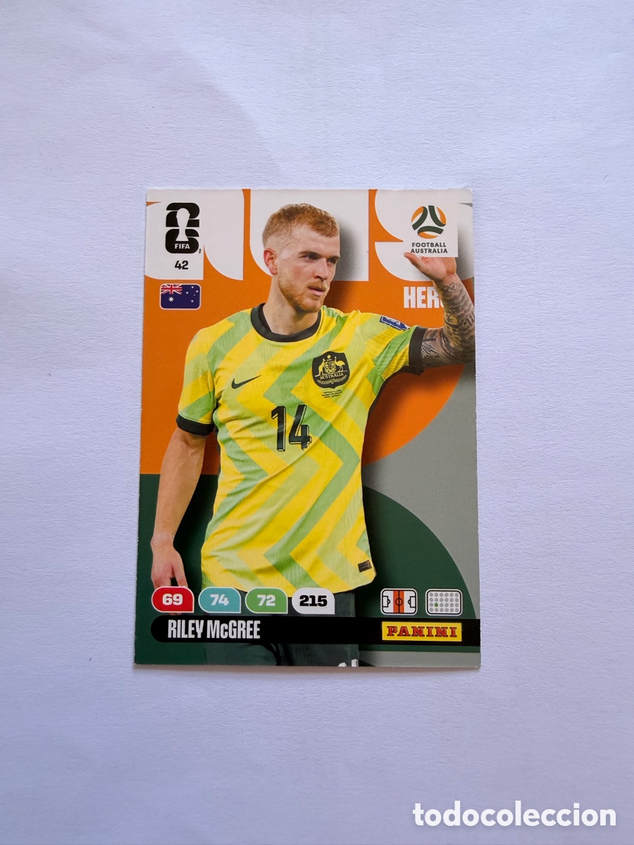 Collezionismo sportivo: Riley McGree (42) - AUSTRALIA