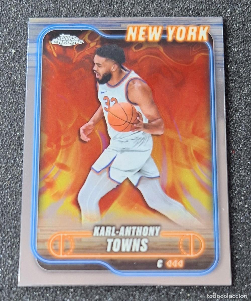 Colecionismo desportivo: Karl-Anthony Towns New York Knicks Topps Chrome Basketball #52