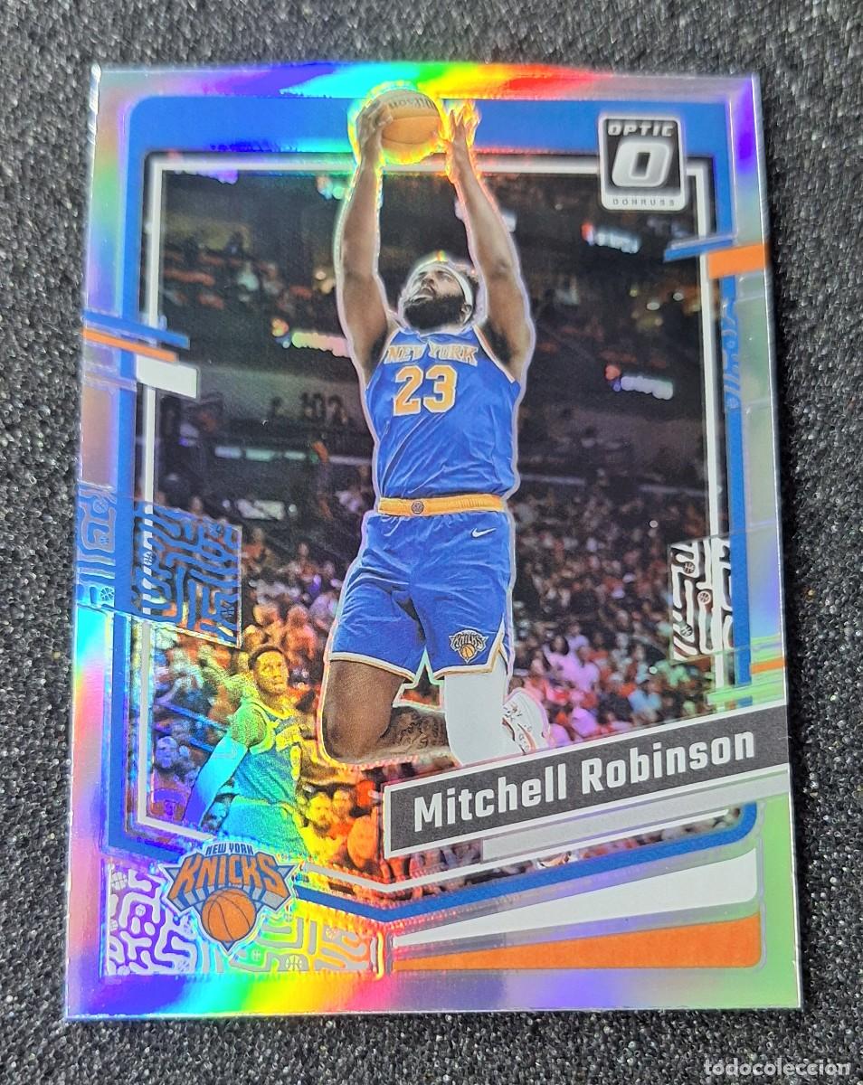 Coleccionismo deportivo: Mitchell Robinson New York Knicks Panini Donruss Optic Basketball #2 Holo Silver
