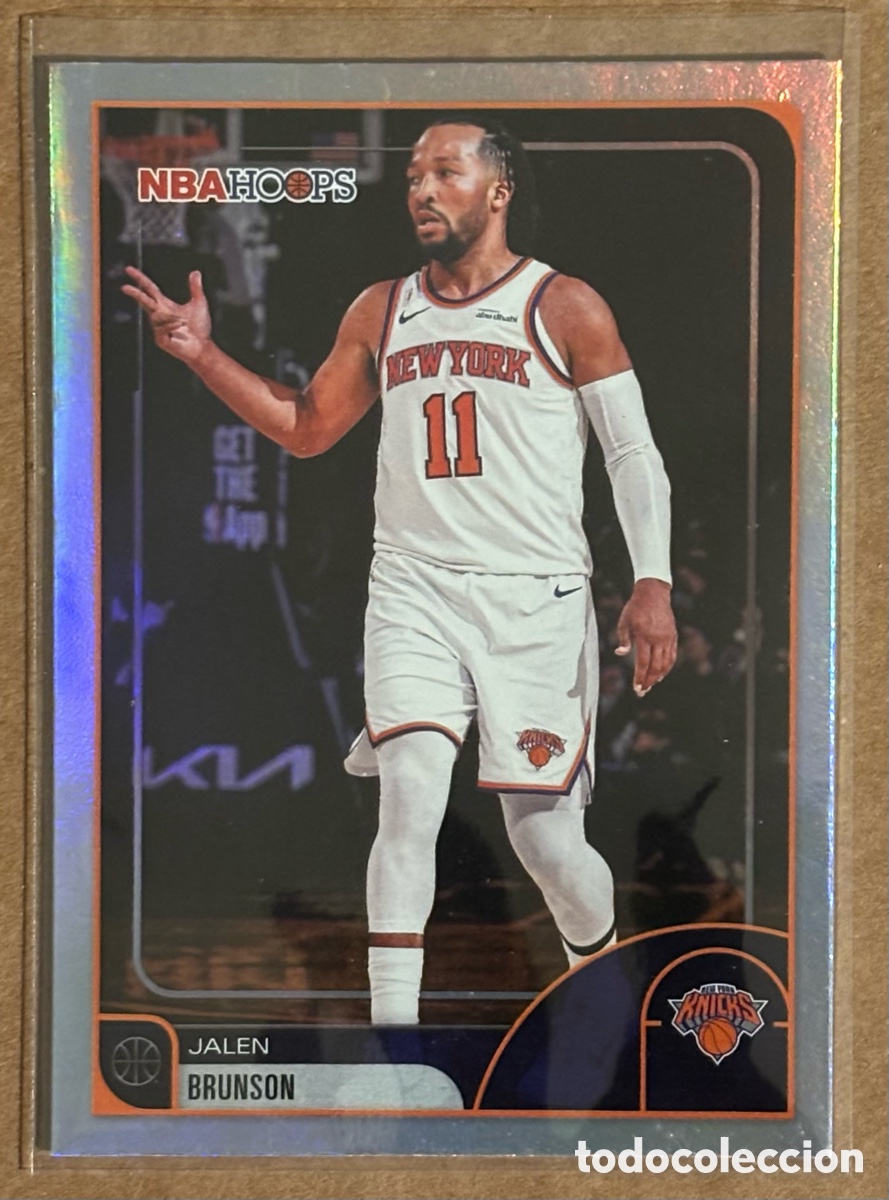Collezionismo sportivo: JALEN BRUNSON (NEW YORK KNICKS). CARTA TOPPS NBA HOOPS 25/26. #190. NBA MVP FINALS.