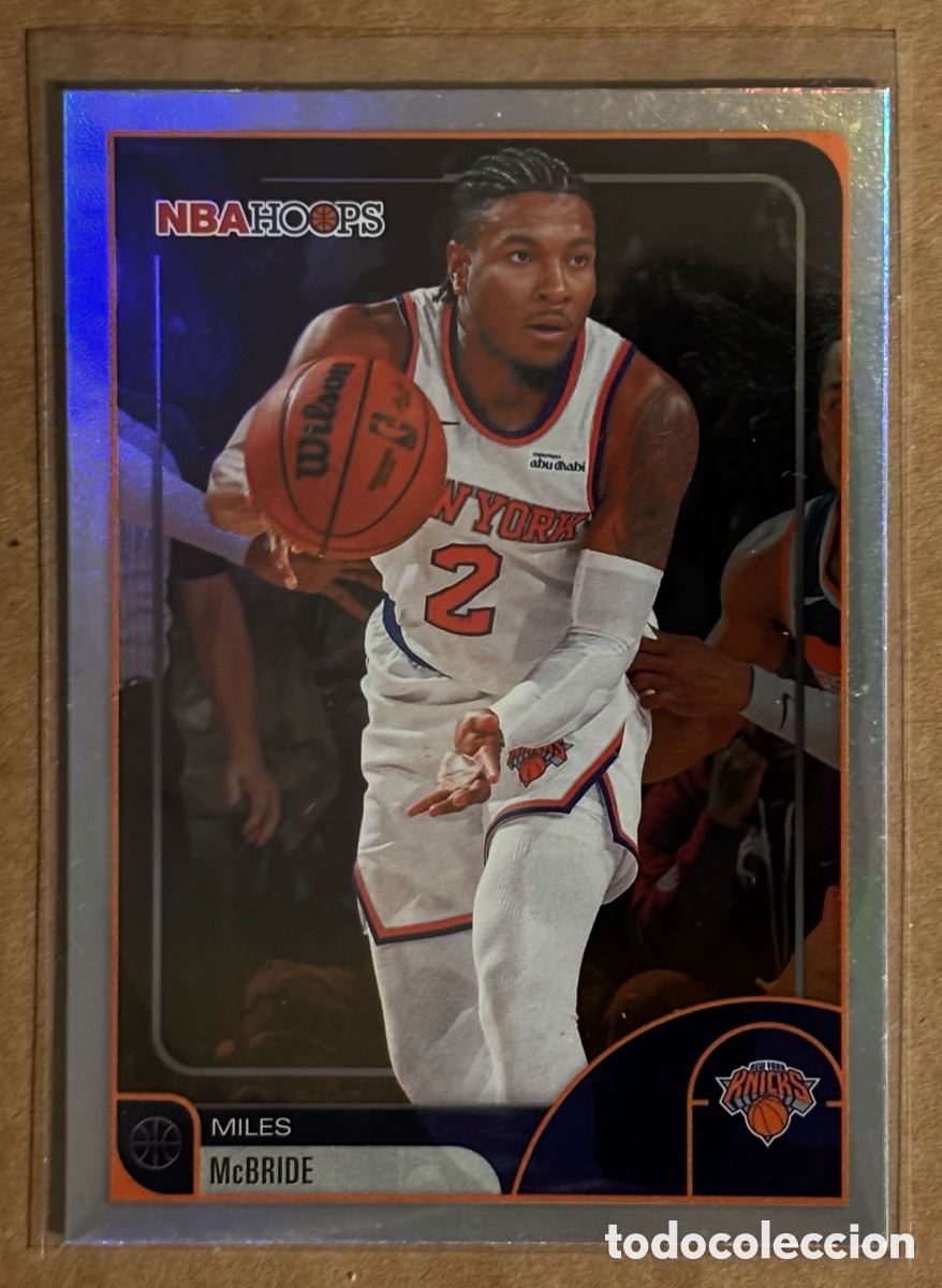 Collezionismo sportivo: MILES McBRIDE (NEW YORK KNICKS). CARTA TOPPS NBA HOOPS 25/26. #137. NBA CHAMPION.