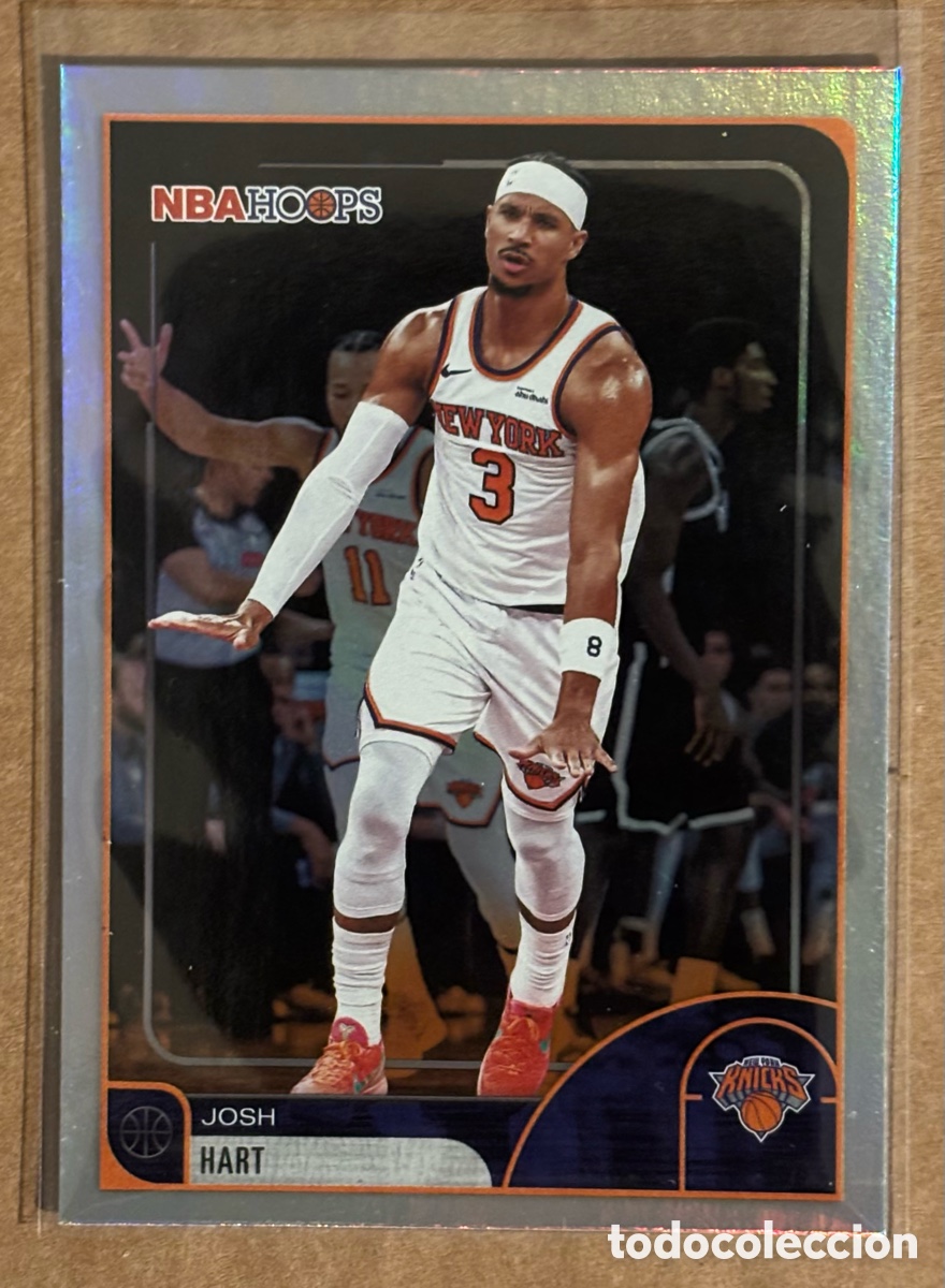 Collezionismo sportivo: JOSH HART (NEW YORK KNICKS). CARTA TOPPS NBA HOOPS 25/26. #124. NBA CHAMPION.