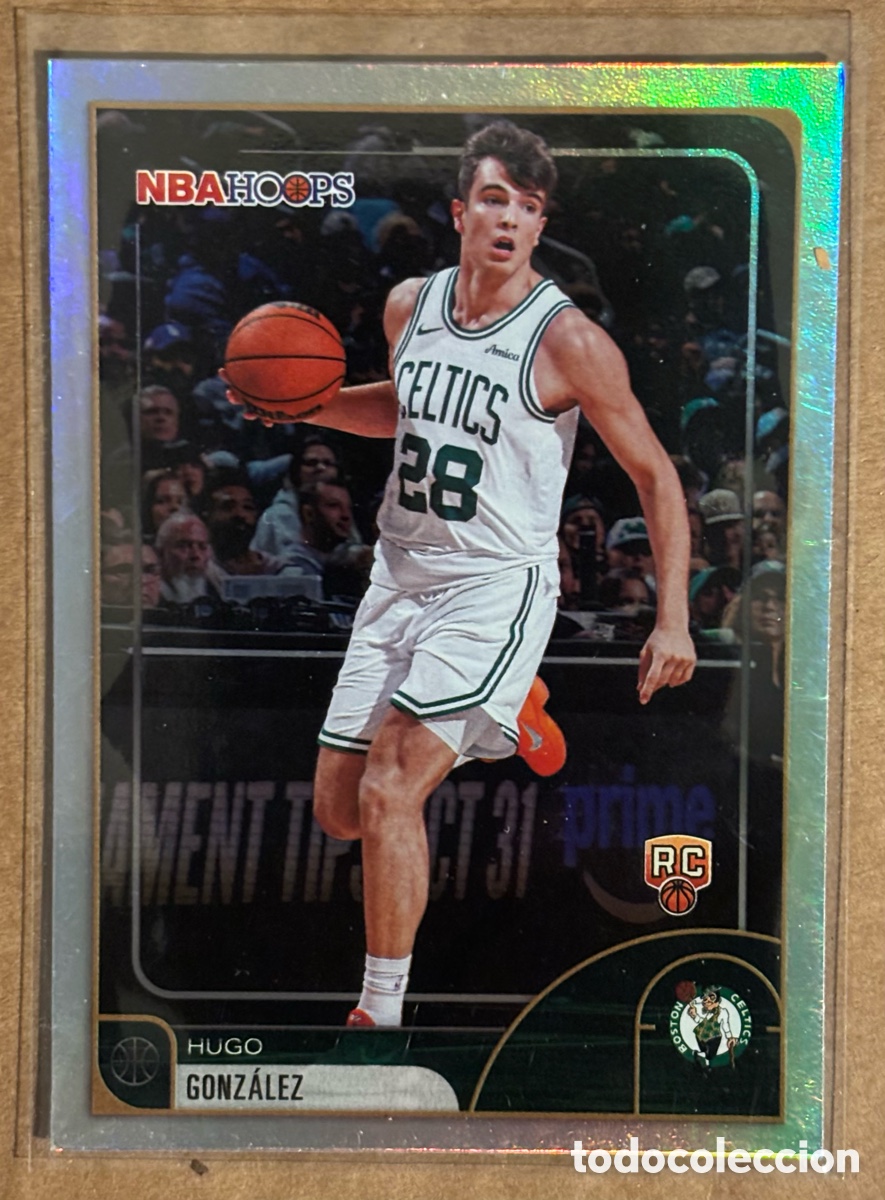 Collezionismo sportivo: HUGO GONZ&Aacute;LEZ (BOSTON CELTICS). CARTA ROOKIE CARD TOPPS NBA HOOPS 25/26. #72.