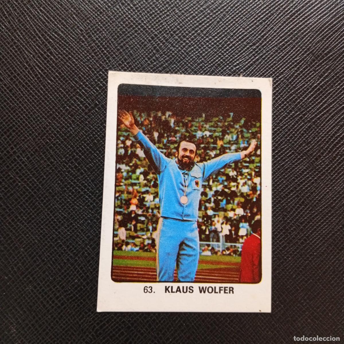 Collezionismo sportivo: 63 KLAUS WOLFER KEISA CAMPEONES MUNDIAL 74 CROMO FUTBOL 1974 - DESPEGADO - A82 PG244