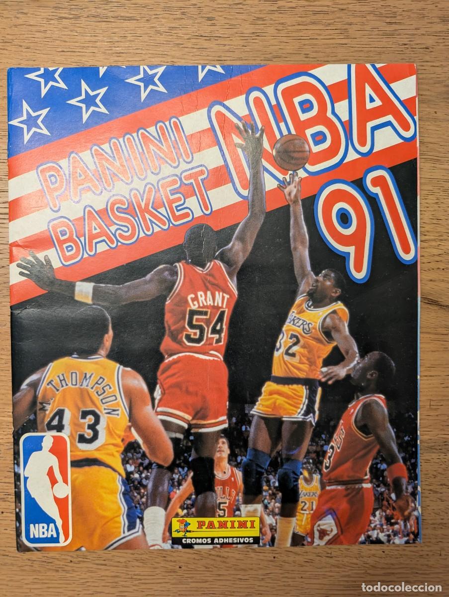 Coleccionismo deportivo: &Aacute;lbum Panini Basket NBA 91 COMPLETO