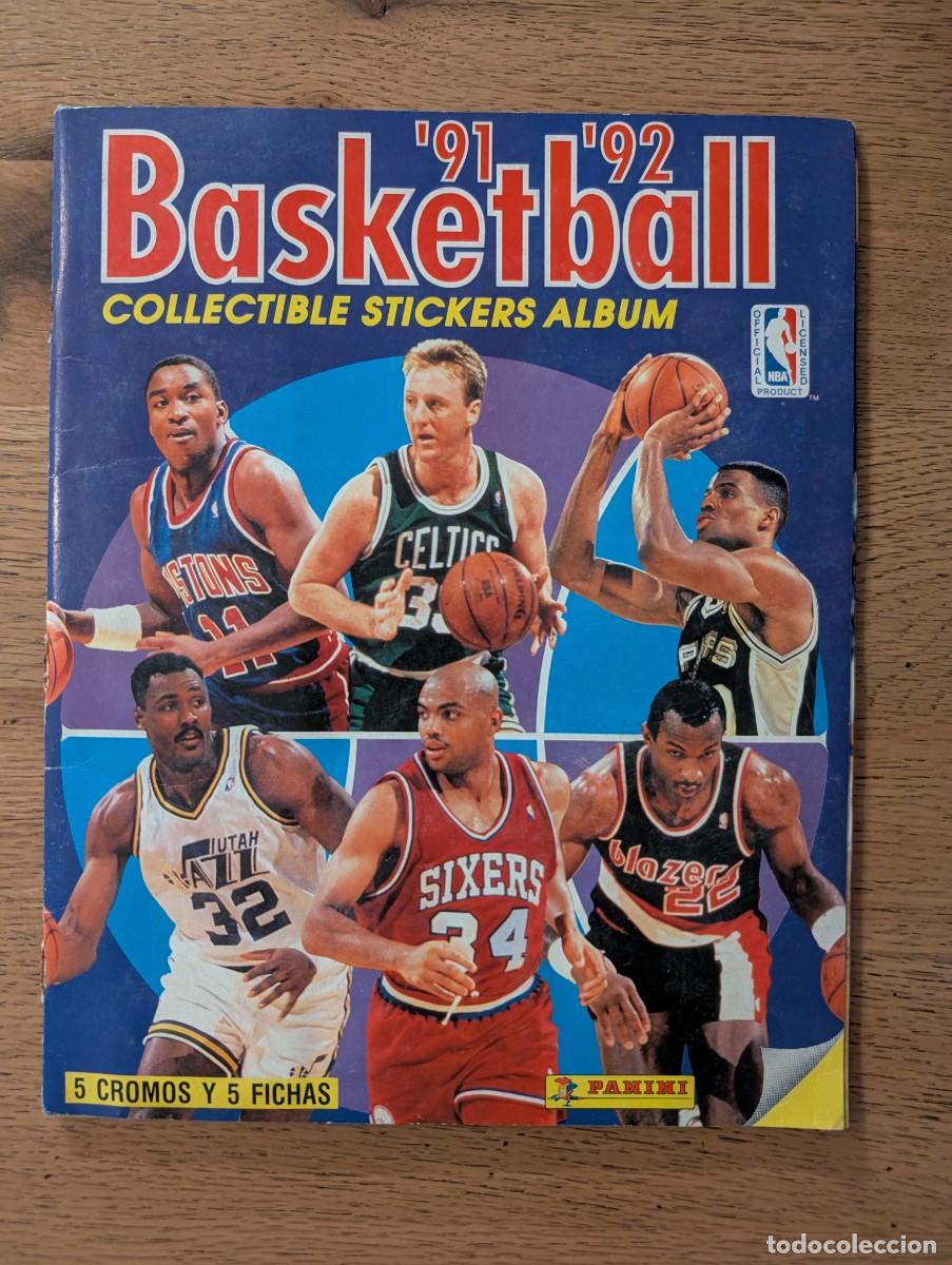 Collezionismo sportivo: &Aacute;Lbum Panini Basket NBA 92 COMPLETO