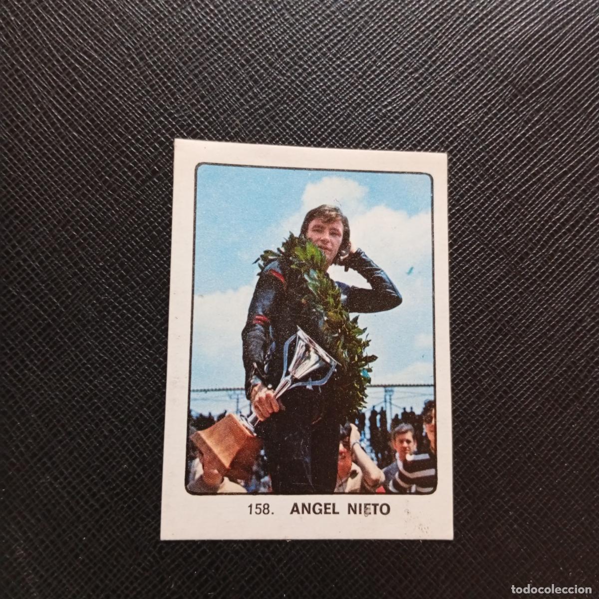 Coleccionismo deportivo: 158 ANGEL NIETO MOTOSICLISMO KEISA CAMPEONES MUNDIAL 74 CROMO FUTBOL 1974 - DESPEGADO - A82 PG334