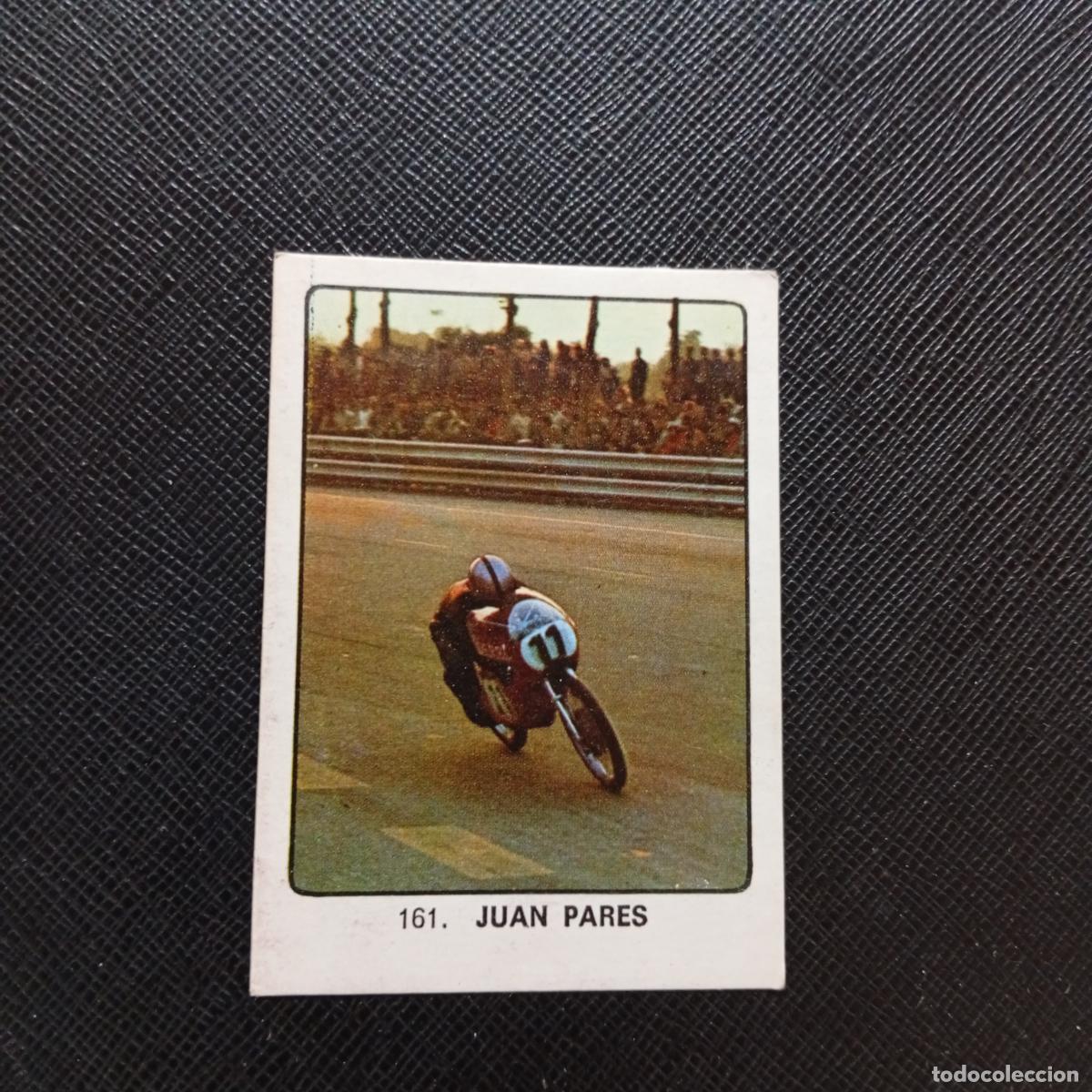 Coleccionismo deportivo: 161 JUAN PARES MOTOSICLISMO KEISA CAMPEONES MUNDIAL 74 CROMO FUTBOL 1974 - DESPEGADO - A82 PG343