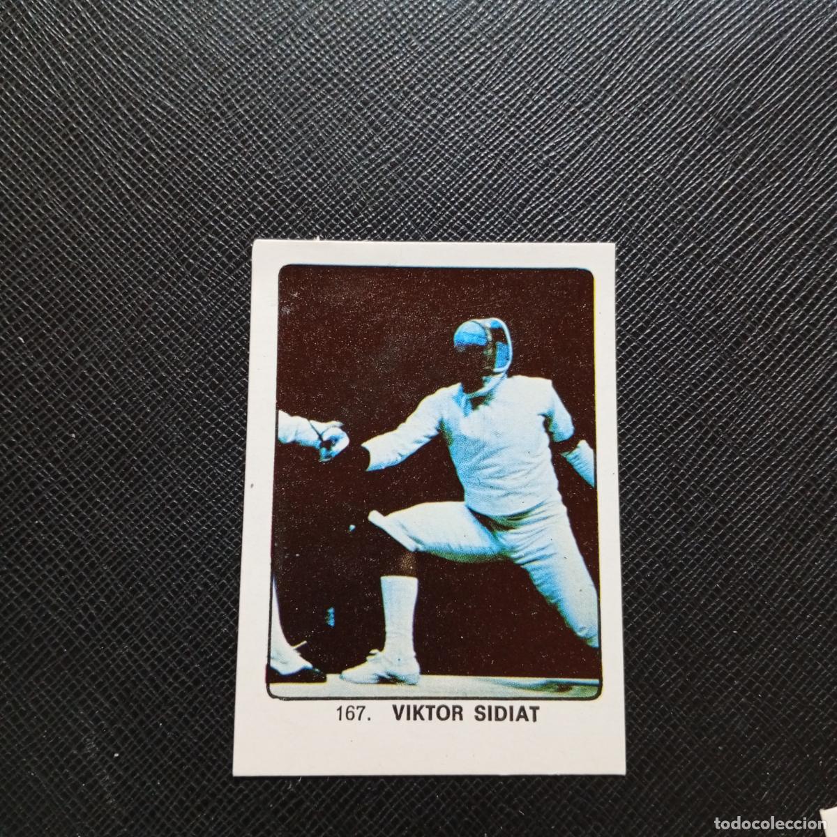 Coleccionismo deportivo: 167 VIKTOR SIDIAT ESGRIMA KEISA CAMPEONES MUNDIAL 74 CROMO FUTBOL 1974 - DESPEGADO - A82 PG343