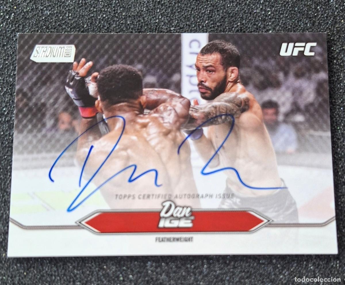 Collezionismo sportivo: Dan Ige Topps Stadium Club UFC #BCA-DIG Autograph card Auto