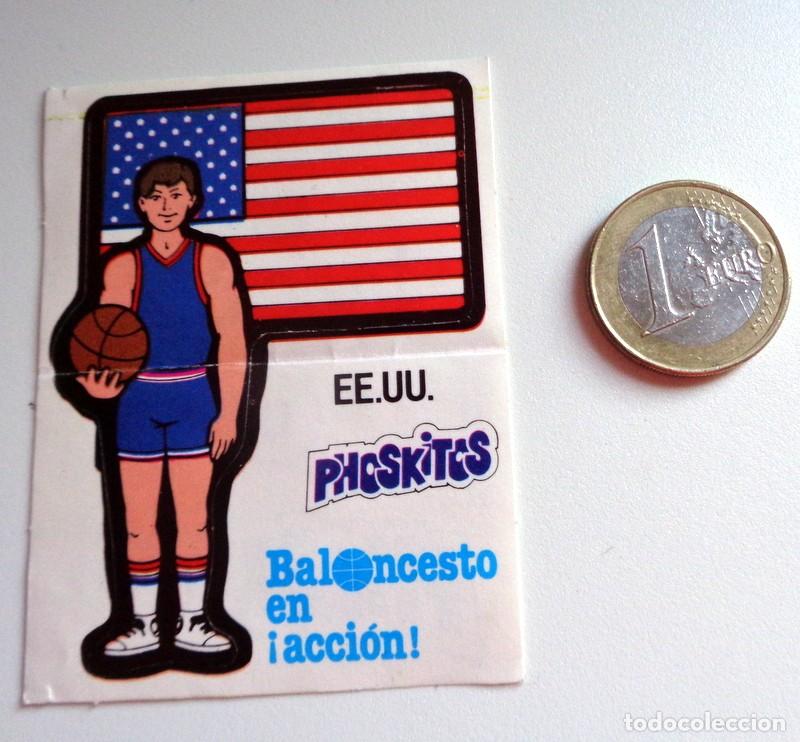 Coleccionismo deportivo: ANTIGUO CROMO PHOSKITOS ALBUM BALONCESTO EN ACCION NUMERO 12 EE UU USA ESTADOS UNIDOS. MUY DIFICIL.