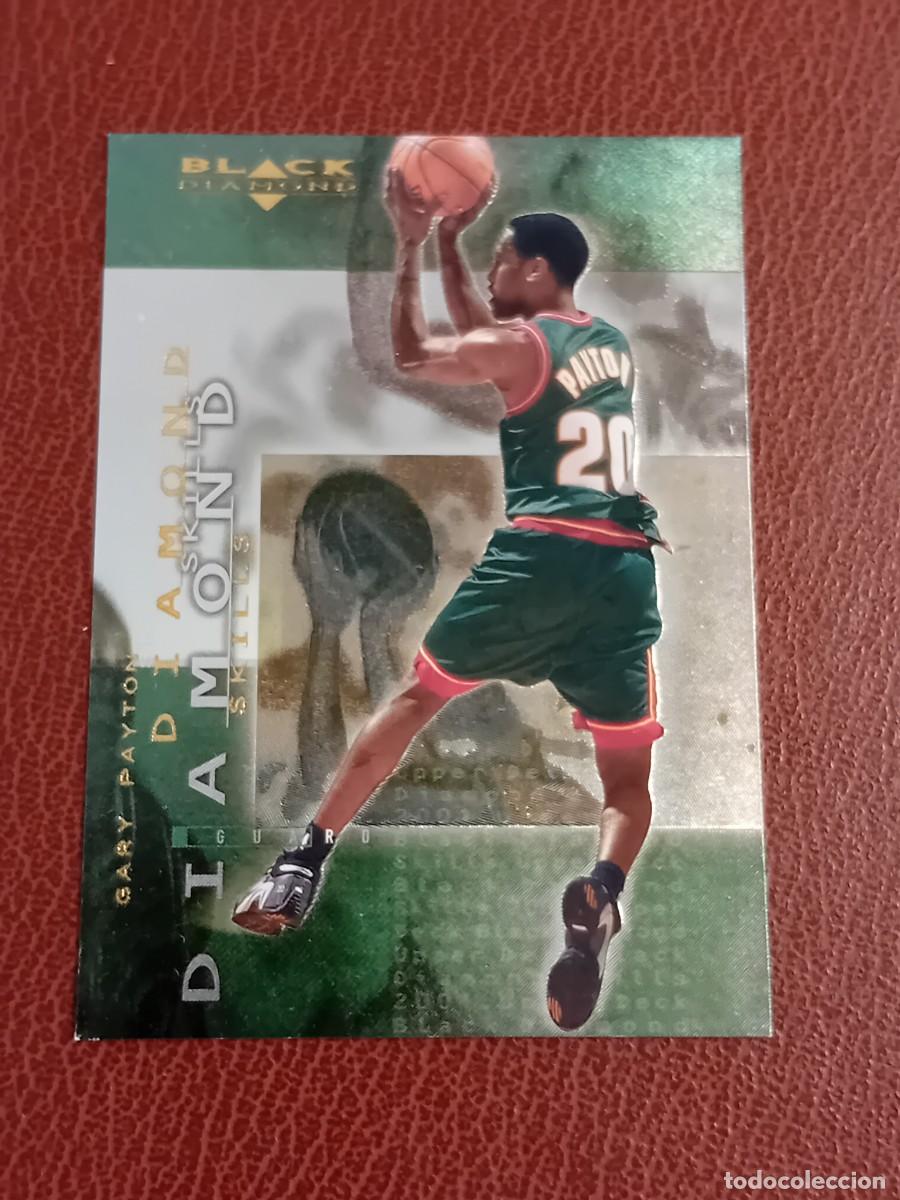 Collezionismo sportivo: Card DS4 Gary Payton Upper Deck Black Diamond Insert